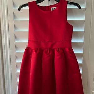 Milly Minis Red satin dress